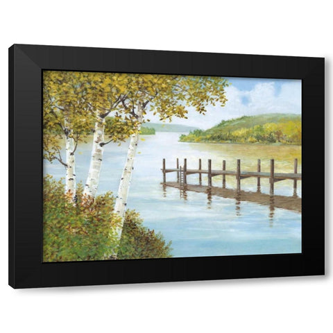 Rural Route II Black Modern Wood Framed Art Print with Double Matting by Fisk, Arnie