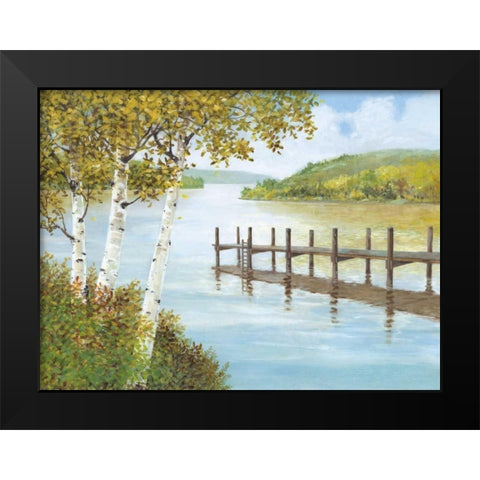 Rural Route II Black Modern Wood Framed Art Print by Fisk, Arnie
