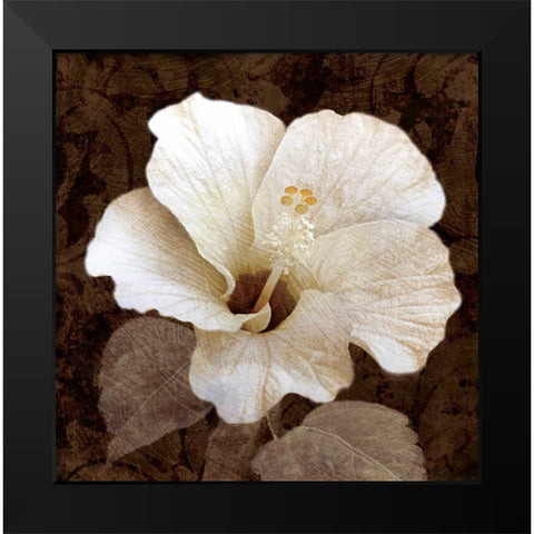 Verdant Blossom Black Modern Wood Framed Art Print by Mallett, Keith