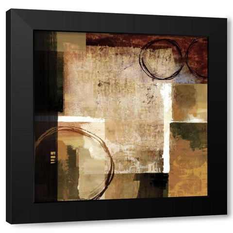 Broadway Rhythm Black Modern Wood Framed Art Print by Mallett, Keith