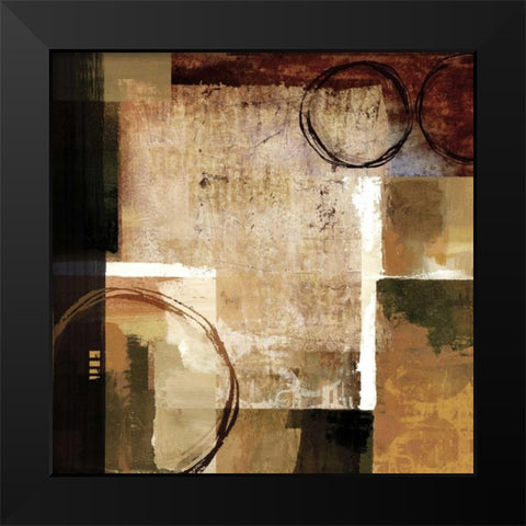 Broadway Rhythm Black Modern Wood Framed Art Print by Mallett, Keith