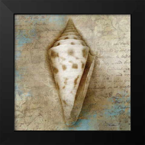 Ocean Treasure Black Modern Wood Framed Art Print by Mallett, Keith