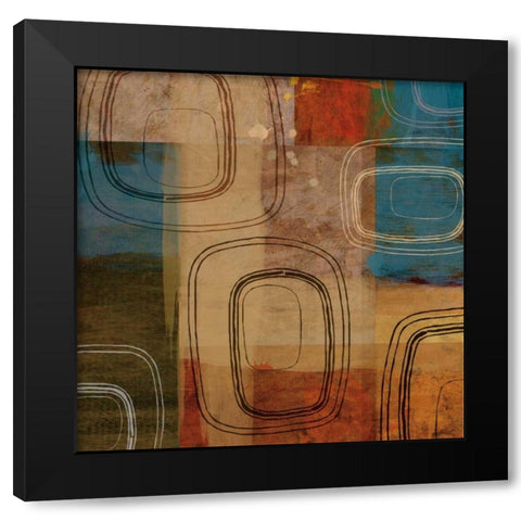 Helios Black Modern Wood Framed Art Print by Mallett, Keith