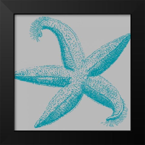 Sea Stars I Black Modern Wood Framed Art Print by Berg, Sabine