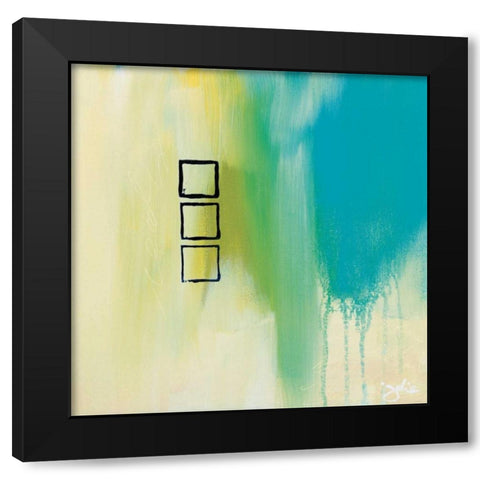 No One Black Modern Wood Framed Art Print with Double Matting by Hawkins, Julie