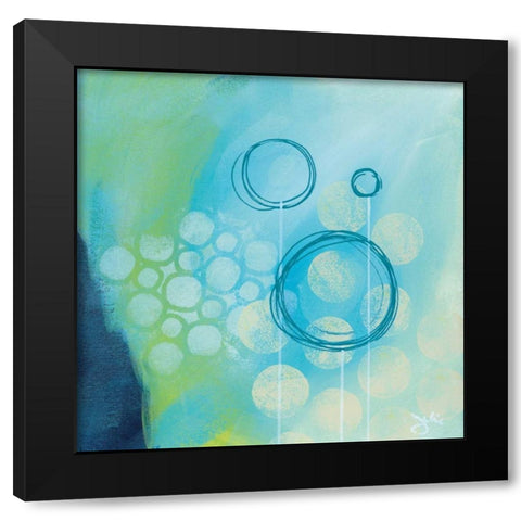 Fortune Fool Black Modern Wood Framed Art Print with Double Matting by Hawkins, Julie