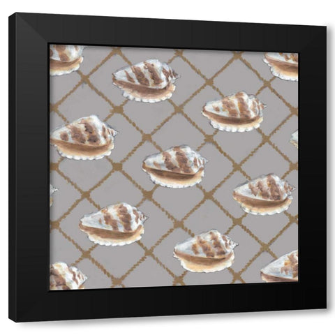Sound of The Sea Black Modern Wood Framed Art Print by Fisk, Arnie