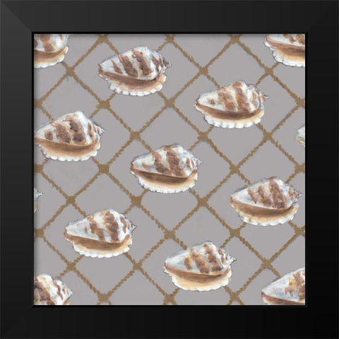 Sound of The Sea Black Modern Wood Framed Art Print by Fisk, Arnie