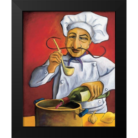 Gerard Black Modern Wood Framed Art Print by Rafuse, Will