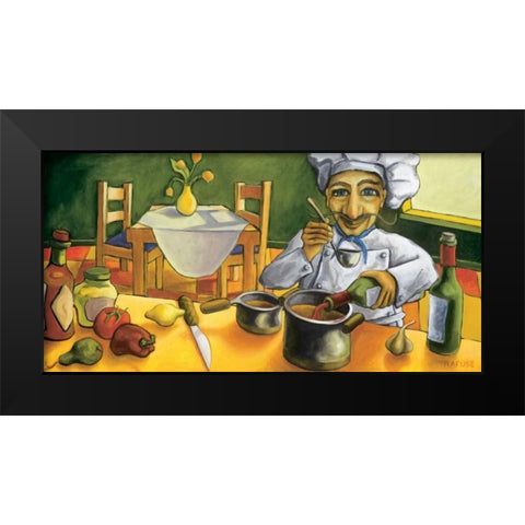 Jean Pierre Black Modern Wood Framed Art Print by Rafuse, Will