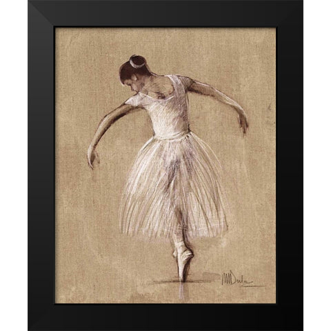 Bourees III Black Modern Wood Framed Art Print by Dulon, Mary
