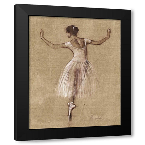 Bourees IV Black Modern Wood Framed Art Print by Dulon, Mary