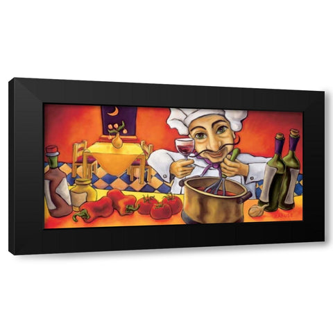 Maurice Black Modern Wood Framed Art Print by Rafuse, Will