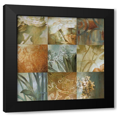 Square Choices Black Modern Wood Framed Art Print with Double Matting by Thompson, Linda