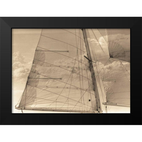 Nautical Dream I Black Modern Wood Framed Art Print by Stevens, David