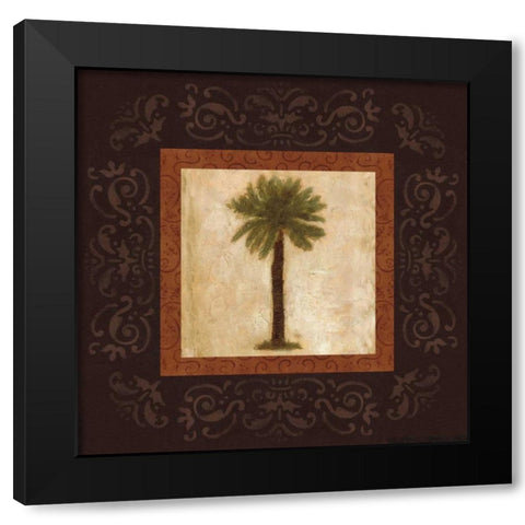 Sago Palm Black Modern Wood Framed Art Print by Mallett, Keith