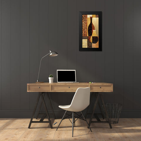 Prelude Black Modern Wood Framed Art Print by Mallett, Keith