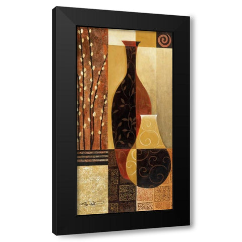 Prelude Black Modern Wood Framed Art Print by Mallett, Keith