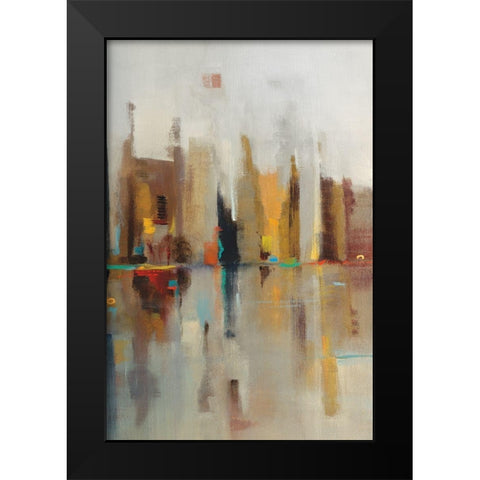 Golden Harbor III Black Modern Wood Framed Art Print by Jackson, Victoria