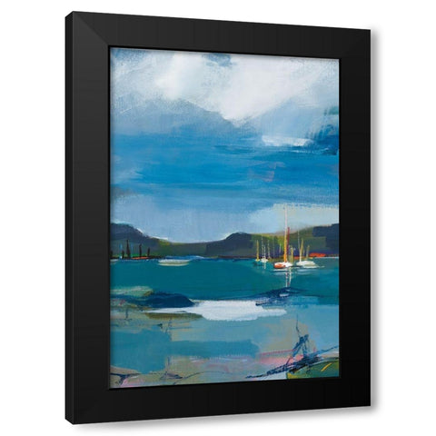 Coastal Display II Black Modern Wood Framed Art Print by Fitsimmons, A