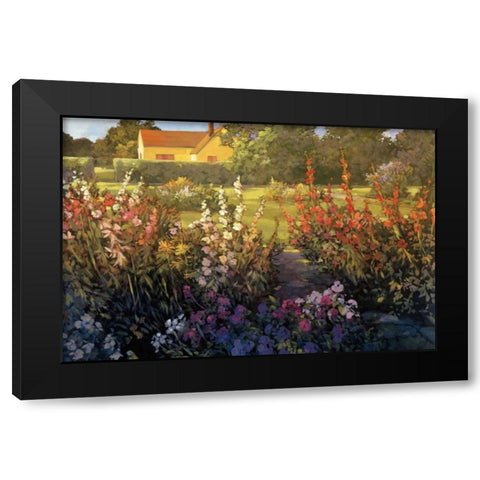 Farm Garden Black Modern Wood Framed Art Print with Double Matting by Craig, Philip