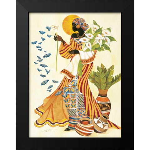 Souls Awakening Black Modern Wood Framed Art Print by Mallett, Keith