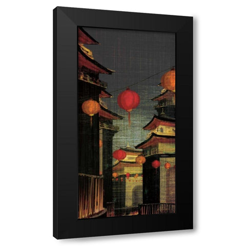 Lumiere I Black Modern Wood Framed Art Print by Amori