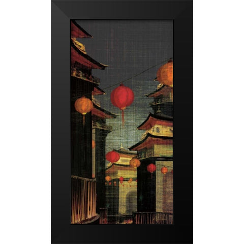 Lumiere I Black Modern Wood Framed Art Print by Amori