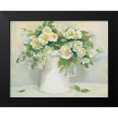 Blush Noitte Black Modern Wood Framed Art Print by Dern, Andrea