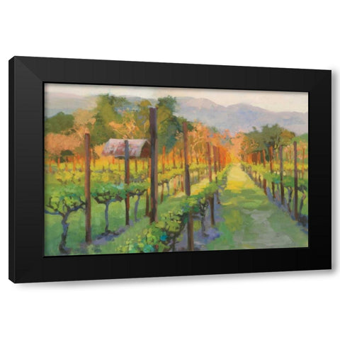 Silverado Afternoon Black Modern Wood Framed Art Print by Debrosky, Christine