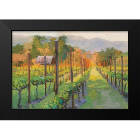 Silverado Afternoon Black Modern Wood Framed Art Print by Debrosky, Christine