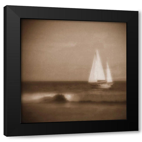 Fair Winds I Black Modern Wood Framed Art Print by Jacks, Heather