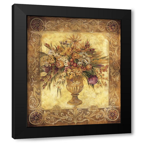 Tuscan Urn Black Modern Wood Framed Art Print by Jardine, Liz