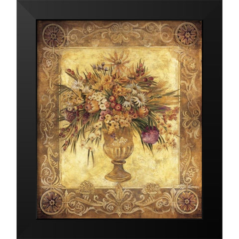 Tuscan Urn Black Modern Wood Framed Art Print by Jardine, Liz