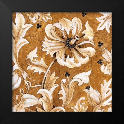 Jewel Tones Black Modern Wood Framed Art Print by Jardine, Liz