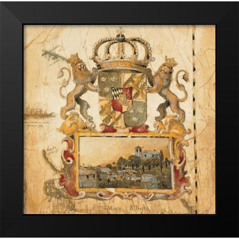 Terra Nova I Black Modern Wood Framed Art Print by Jardine, Liz