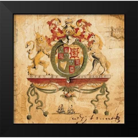 Terra Nova III Black Modern Wood Framed Art Print by Jardine, Liz