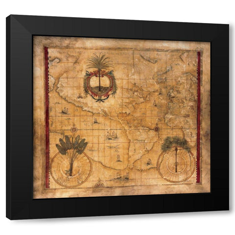 Nova Totius Black Modern Wood Framed Art Print with Double Matting by Jardine, Liz