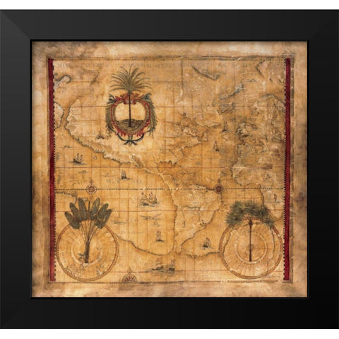 Nova Totius Black Modern Wood Framed Art Print by Jardine, Liz