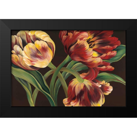 Wake Me In The Morning Black Modern Wood Framed Art Print by Mulder, Sarah