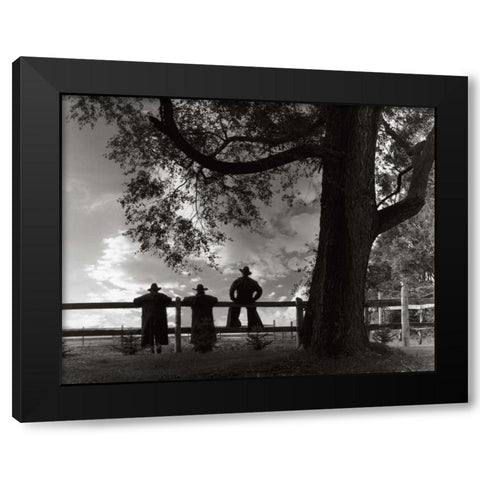 Days End Black Modern Wood Framed Art Print by Nagler, Monte