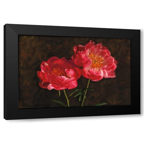 Romance Black Modern Wood Framed Art Print with Double Matting by Pahl, Janel