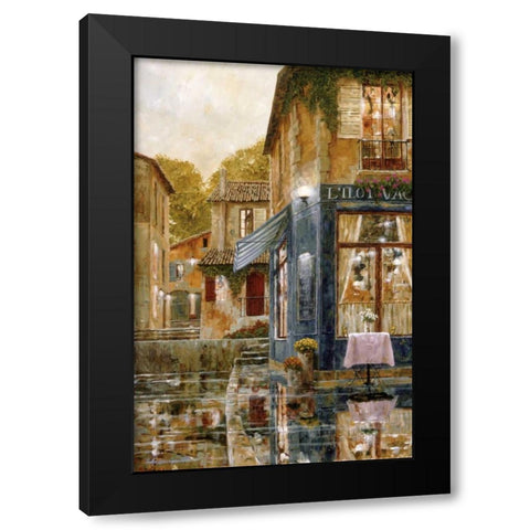 Missing You Black Modern Wood Framed Art Print with Double Matting by Archambault, Gilles