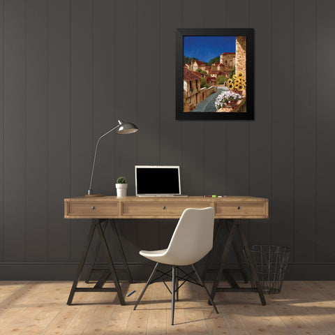 Spring Fever Black Modern Wood Framed Art Print by Archambault, Gilles