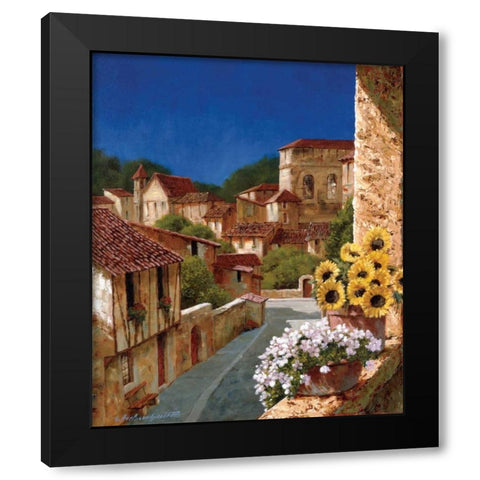 Spring Fever Black Modern Wood Framed Art Print with Double Matting by Archambault, Gilles
