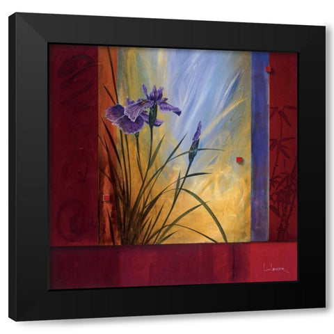 LEsprit Du Printemps Black Modern Wood Framed Art Print by Li-Leger, Don