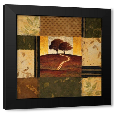 Adagio Black Modern Wood Framed Art Print by Mallett, Keith