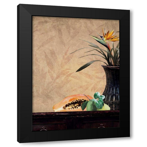 Plantation II Black Modern Wood Framed Art Print with Double Matting by Venter, Tandi