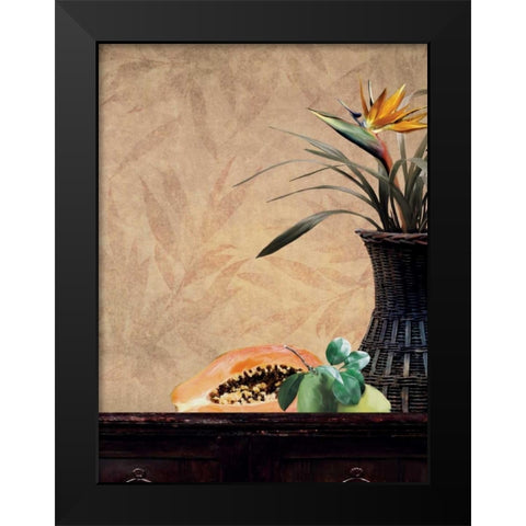Plantation II Black Modern Wood Framed Art Print by Venter, Tandi