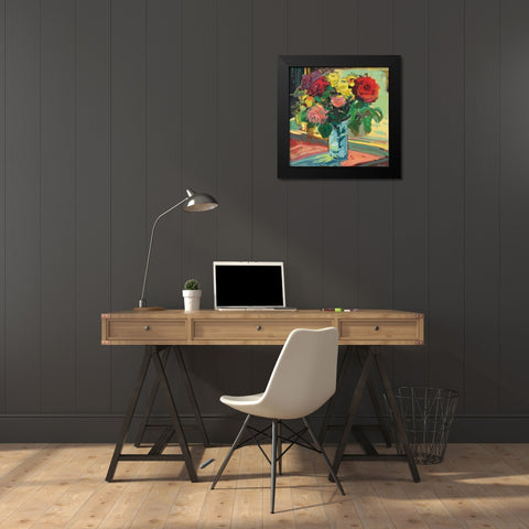 Window Sill II Black Modern Wood Framed Art Print by Harwood, Jennifer